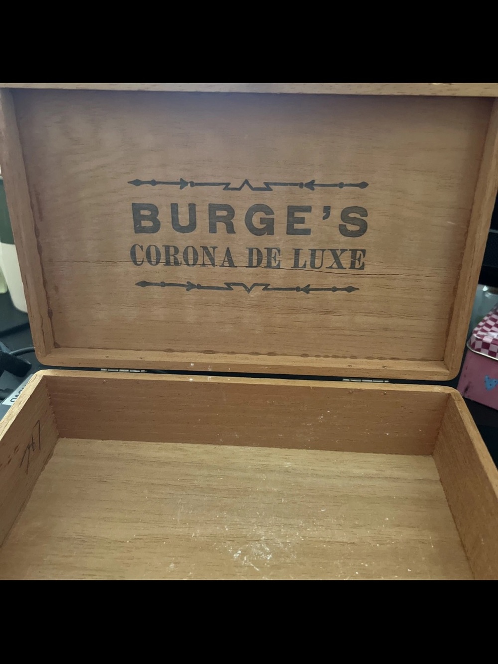 Lot Of 2 Phillies Panatella 1957 Cigar Boxes & Burge’s Wooden Corona De luxe NY - Picture 10 of 16